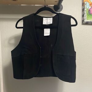 NWT Free People Understated Leather Vest